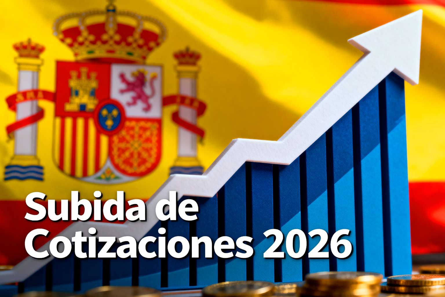 ubida de cotizaciones 2026 en España gráfico explicativo